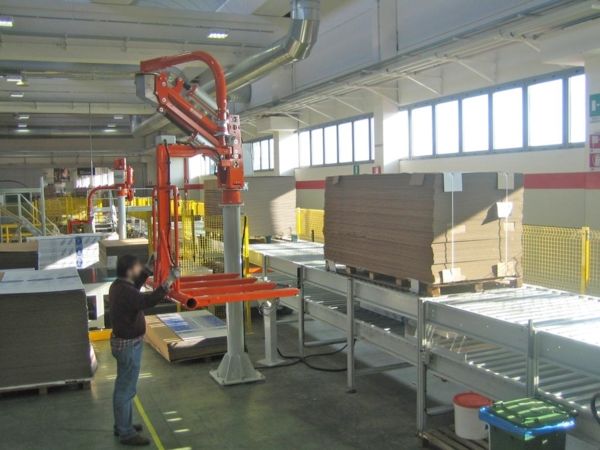 Cardboard sheets packaging - Pneumatic Manipulator ATIS