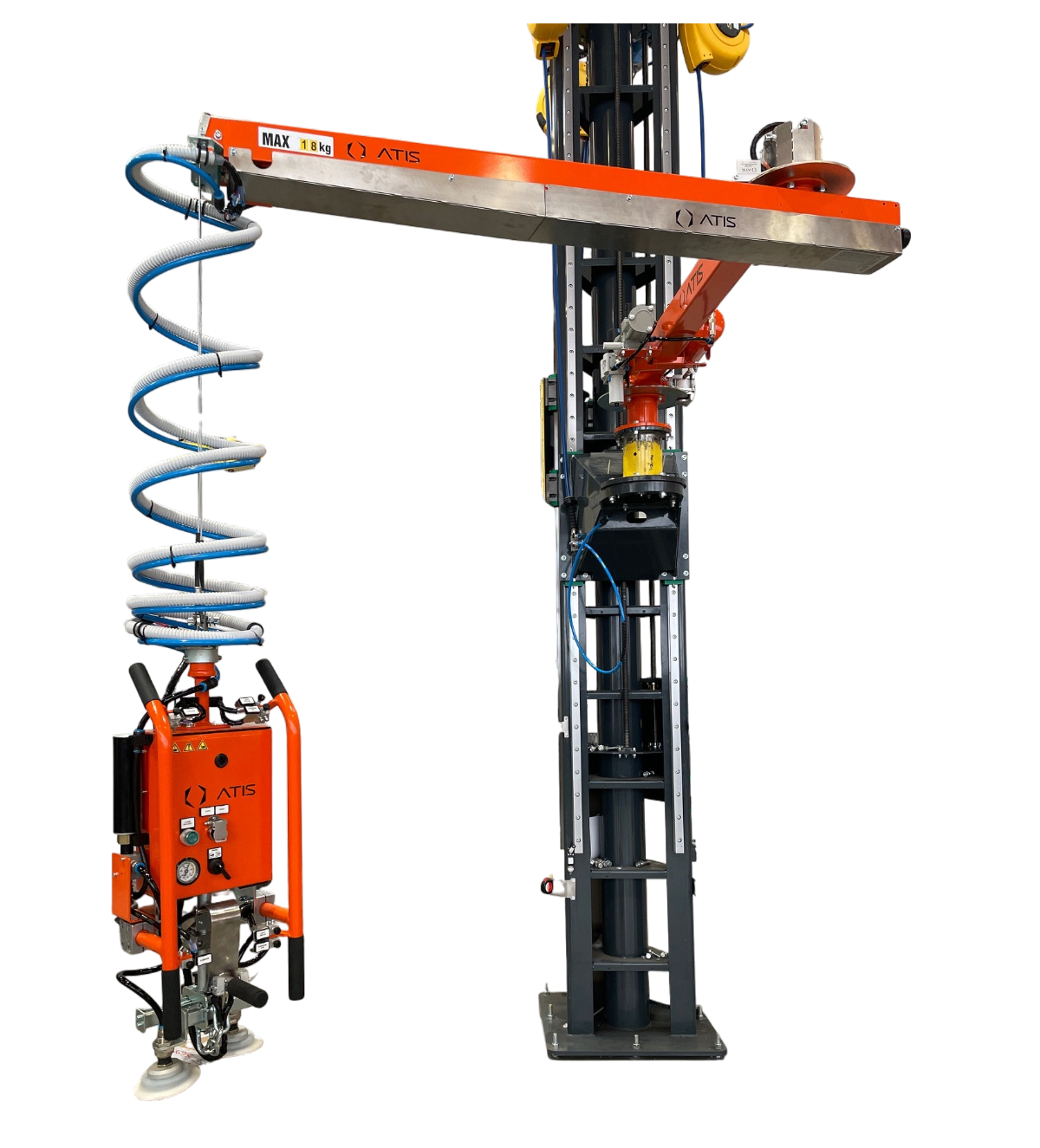 Pneumatic manipulator for boxes