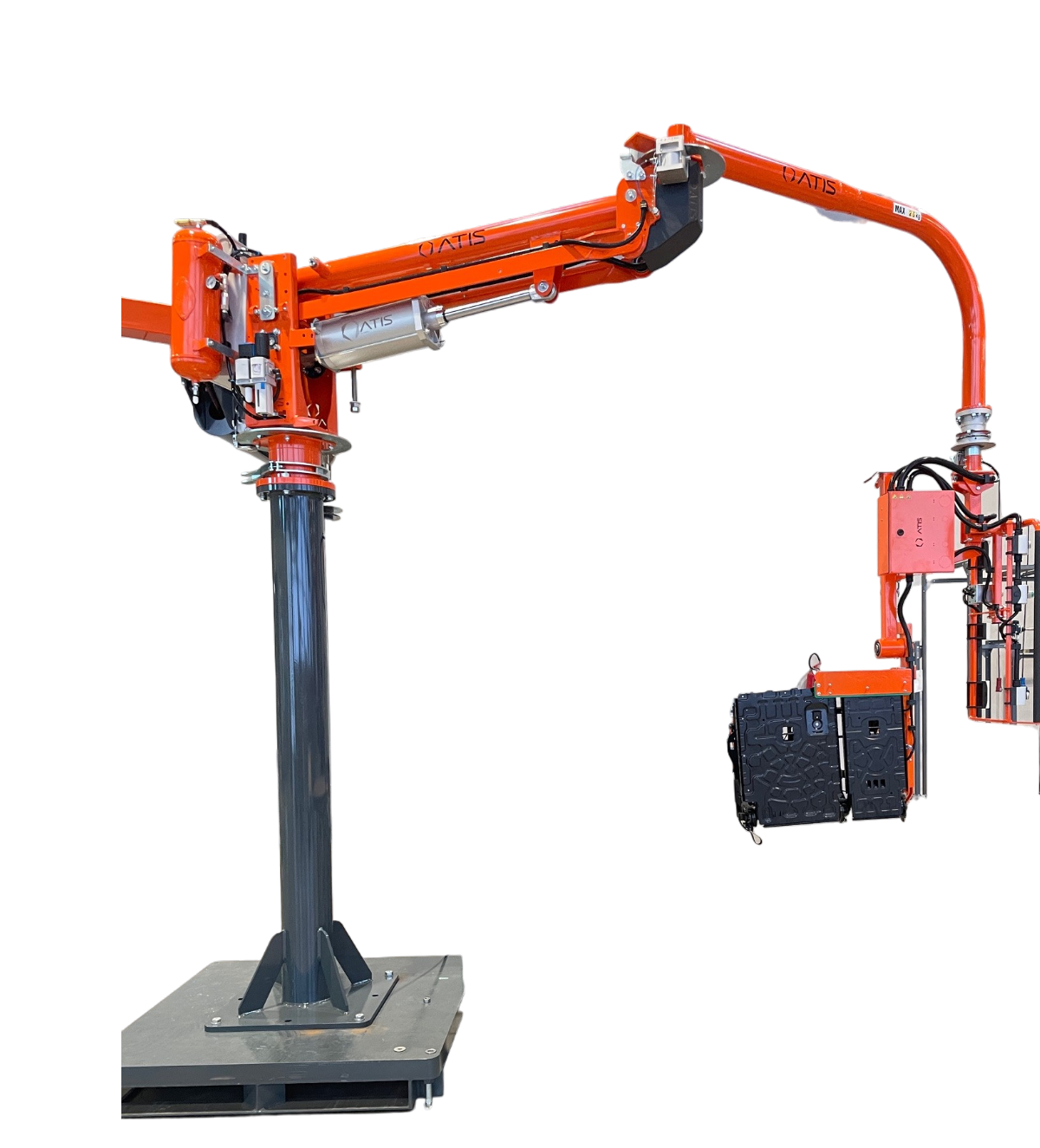 Pneumatic manipulator for seats