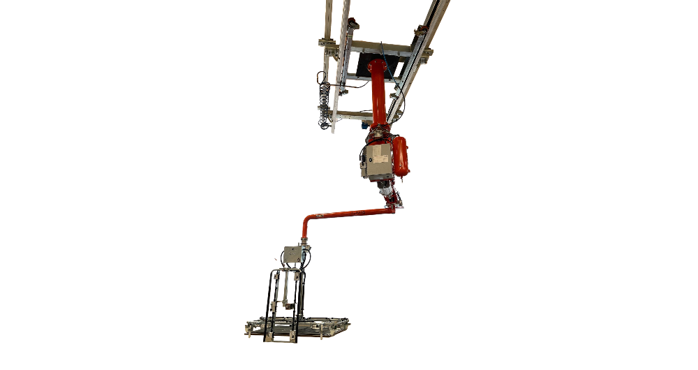Sollevatore ergonomico di telai metallici