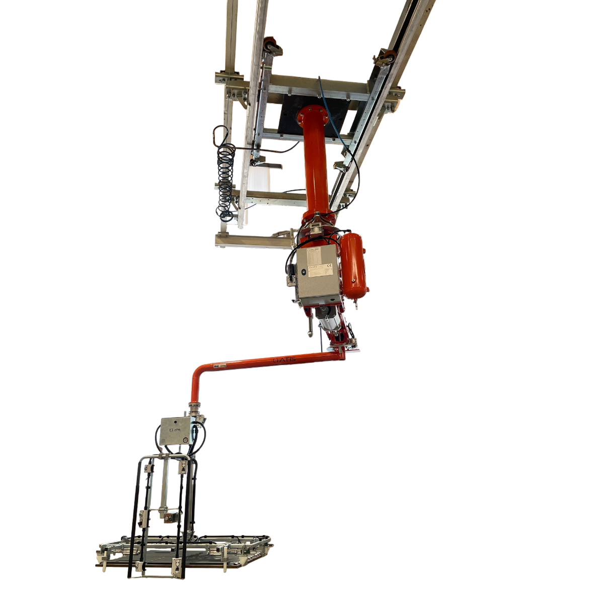 Sollevatore ergonomico di telai metallici