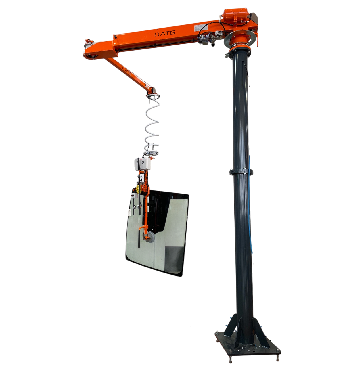 Manipulator for windshields