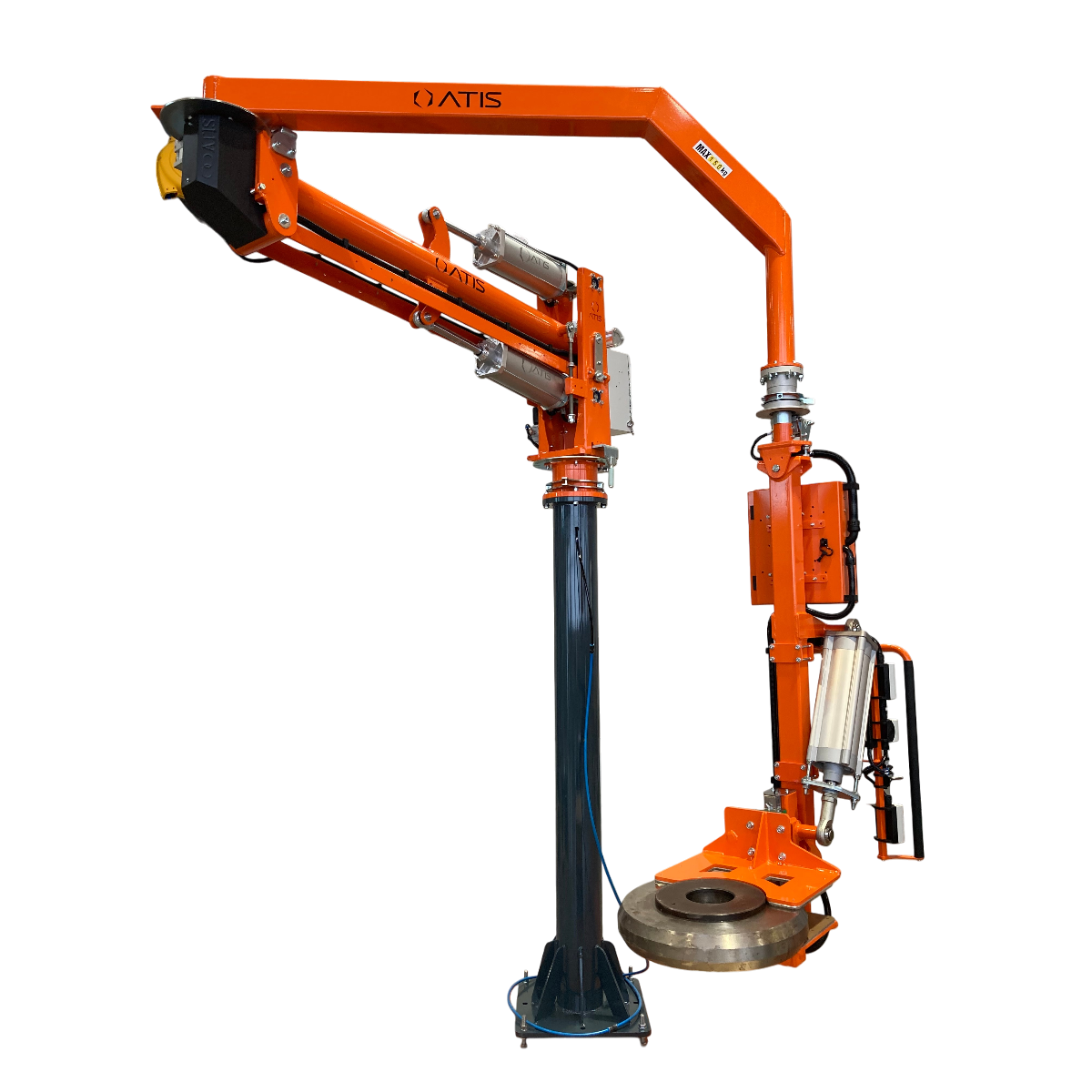 Lifter for steel rings