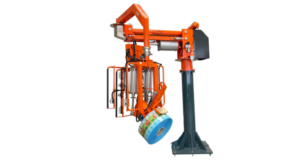 Pneumatic manipulator for rolls